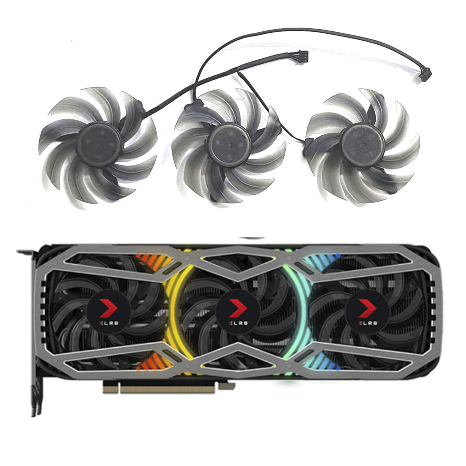 Rtx 3090 24Gb Graphics Card - Вентиляторы охлаждения 82 мм FD8015U12D для