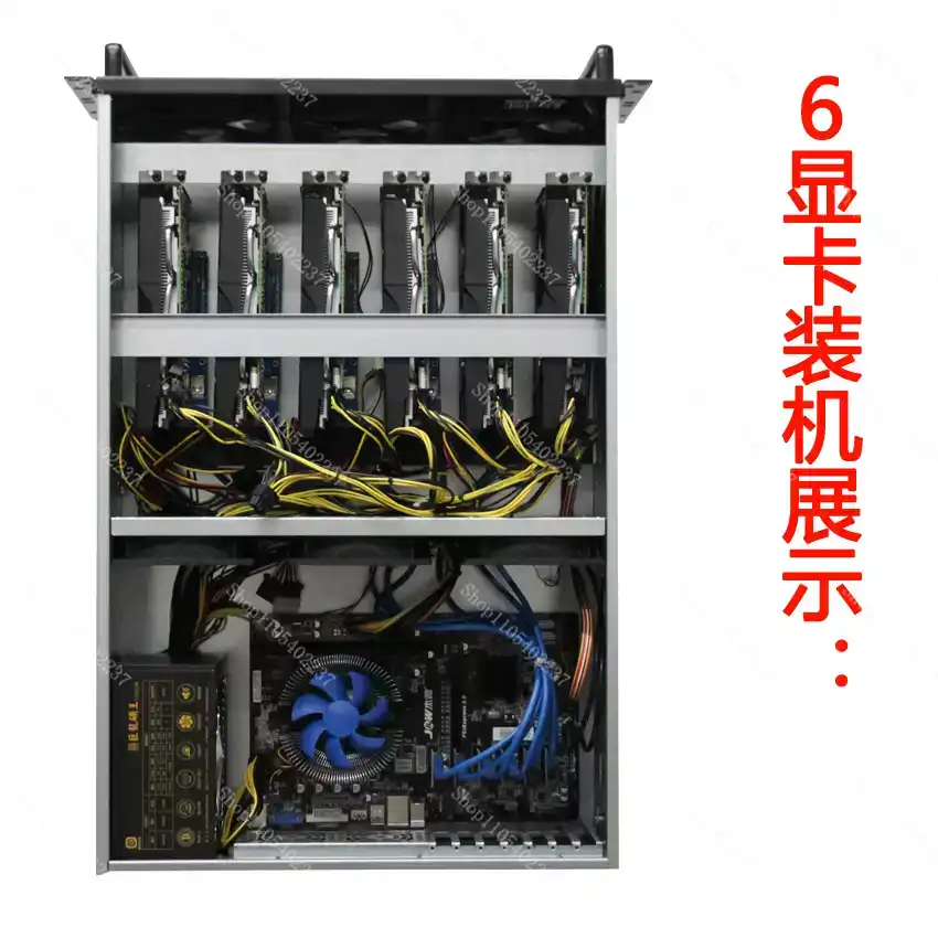 Корпус 4U для нескольких видео – обзор и цена 8 Gpu 4U Server Chassis