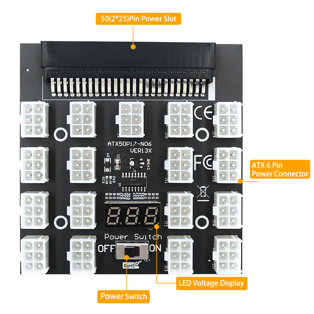 Для DELL 750 Вт 1100 Вт 1600 В – обзор и цена 2400W Server Psu Breakout Board