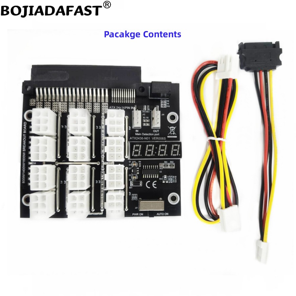 12-портовая плата распределени – обзор и цена 2400W Server Psu Breakout Board