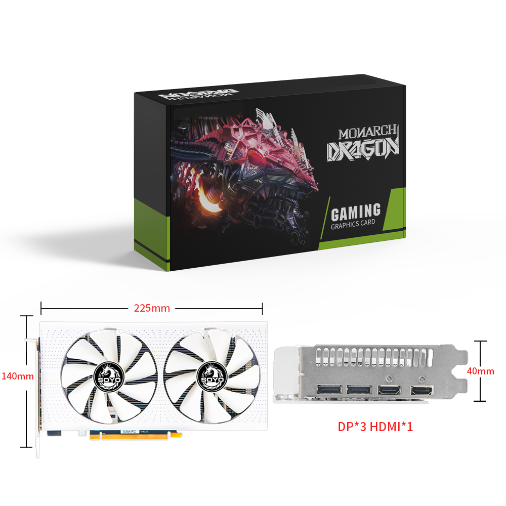 Видеокарта SOYO AMD Radeon RX5 – обзор и цена Rx 580 8Gb 2048Sp Gpu